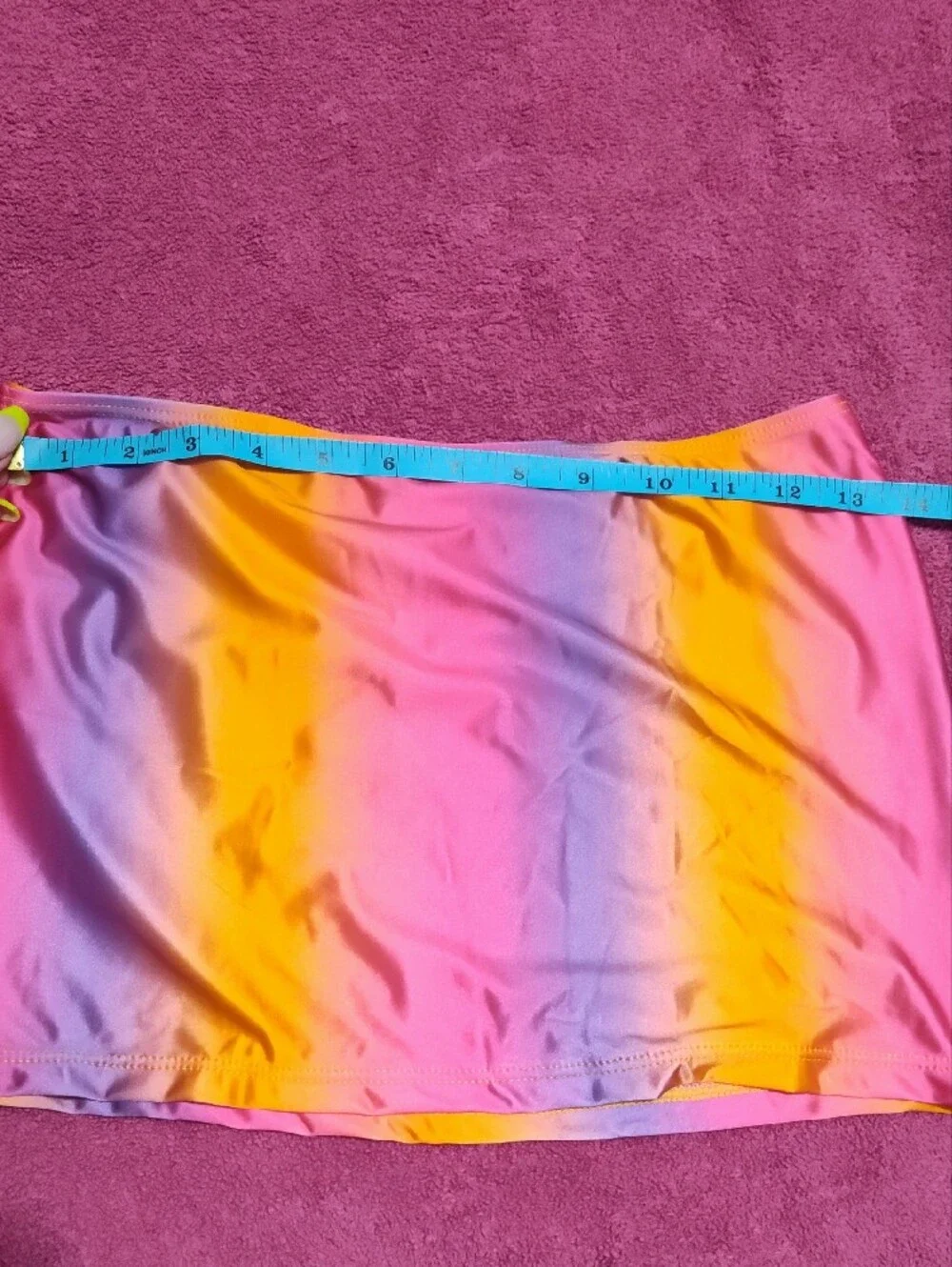 Beach Bunny Pink Yellow Ombre Swim Coverup Skirt